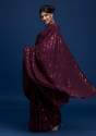 Heavy Soft Sequence Saree thumb 9