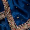 Heavy Wedding Wear Rangoli Silk Embroidery Saree thumb 6