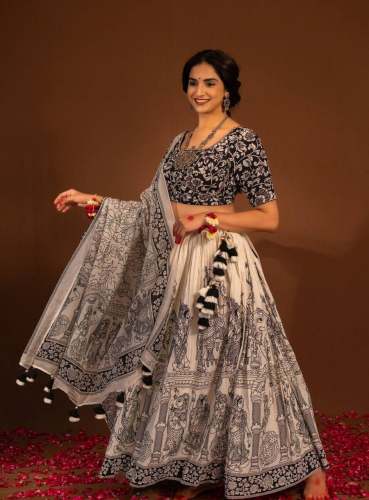 Launching festival Special Kalamkari Lehenga choli