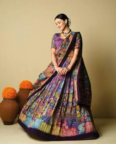 Launching  Kalamkari Lehenga choli