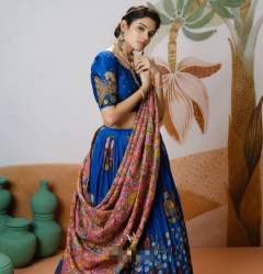 Launching Kalamkari Print Lehenga Choli