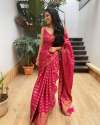 Lichi Silk Saree  thumb 4