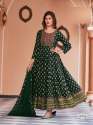 Long Anarakali Gown Kurti With Dupatta  thumb 4