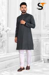 Men's Straight Pure Cotton Kurta 