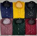 Mens Banglori Silk With Mirror Work Kurta Pajama thumb 3