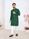 Mens Lucknowi And Sequence Work Kurtas Collection  thumb 2