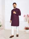 Mens Lucknowi And Sequence Work Kurtas Collection  thumb 4