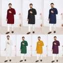 Mens Lucknowi And Sequence Work Kurtas Collection  thumb 7