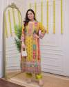  Multicoloured  print kurti  with Dupatta