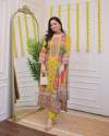  Multicoloured  print kurti  with Dupatta thumb 1
