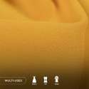 Mustard Yellow Plain Moss Georgette Fabric thumb 1