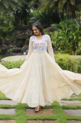 Navratri Gown  with Kutchi Gamthi Work. 