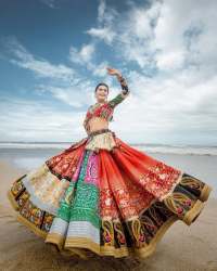 Navratri Heavy Butter Silk lehega Choli 