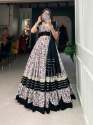 navratri-printed-and-plain-with-gota-patti-lehenga