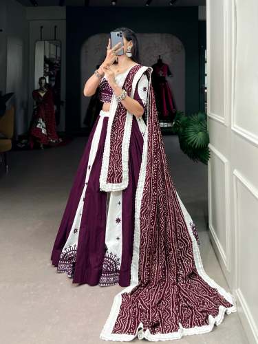 Navratri Pue Cotton Lehenga Choli Collection