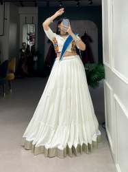 Navratri Pure Rayon Gota Lace Lehenga Collection