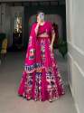 Navratri Rayon With Printed Silk Lehenga Choli thumb 2