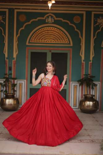 Navratri Special Reyon  Designer Gown