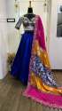 Navratri Women Silk Lehenga Choli  thumb 3
