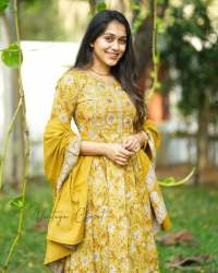 New  Anarkali kurta set with new style in saganeri  print