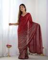 New Arrivel Attractive Looking Party Wear Saree thumb 1