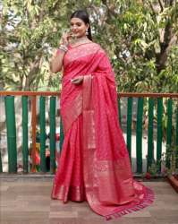 New Collection Bandhej Patola Silk Saree