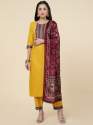 New Cotton Printed  Kurta Pant & Dupatta set thumb 1
