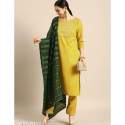 New Designer Cotton Kurti Pant With Dupatta