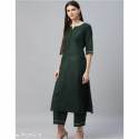 New Designer Cotton Kurti Pant With Dupatta thumb 4