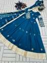 New Designer Fox Georgette Gown With Dupatta thumb 5