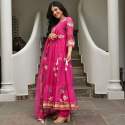 New Designer Tabby Organza Anarkali Kurti With Dupatta thumb 1