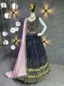 New Heavy Faux Georgette Lehenga Choli  thumb 1