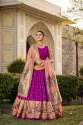 New Jacquard Silk Paithani Lehenga thumb 2
