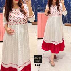 New Launching Anarkali Heavy Rayon Kurti 