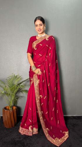 NEW LAUNCHING VICHITRA SILK DESIGNER SAREE