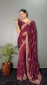 NEW LAUNCHING VICHITRA SILK DESIGNER SAREE thumb 3