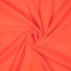 Orange Plain Neon Georgette Fabric