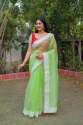 ORGANZA EMBRODERY WORK SAREE thumb 13