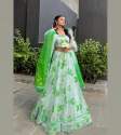Organza With Print  Lehenga Choli  thumb 1