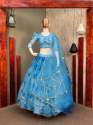 Organza With Print  Lehenga Choli  thumb 6