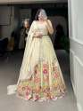Original Mirror Work  Sequins and embroidery  LEHENGA thumb 3
