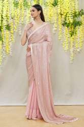 Party Wear Georgette Sequence Saree 
