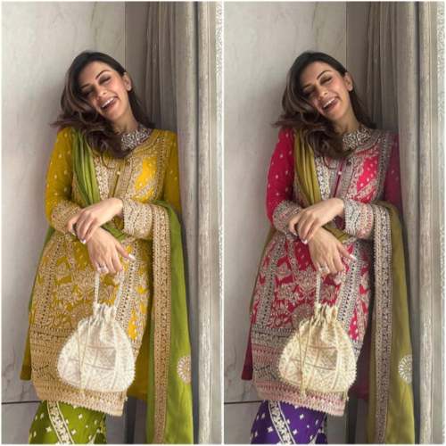 Party Wear Look Fancy Top-Dupatta and Pant