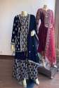 Party Wear Velvet Stitched Suit from Royal Export
