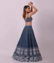  partywear Rangoon silk lehenga thumb 1