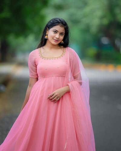  Pink Geourgett Anarakli Dress 