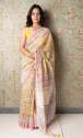 Premium Chanderi With Zari Patti & Digital Printed Saree thumb 16