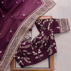 Premium Rangoli Silk Thread Work Saree