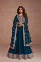 Premium Silk With Sequence Embroidery Work Anarkali Gown With Dupatta