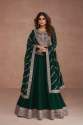 Premium Silk With Sequence Embroidery Work Anarkali Gown With Dupatta thumb 6